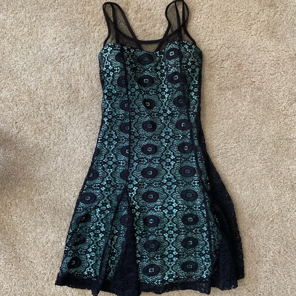 Mesh lace design Dress